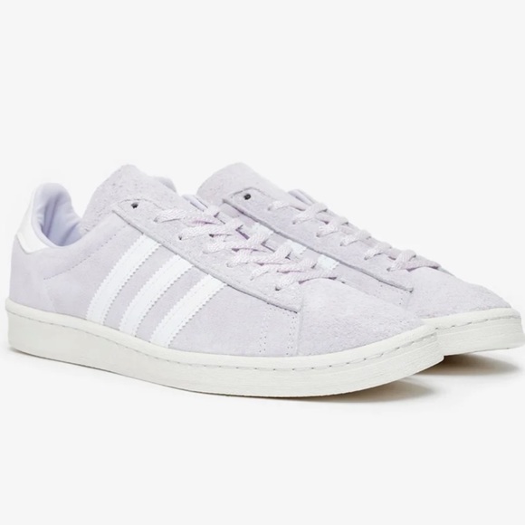 NWT Adidas Campus 80s Light Purple Sneakers leather , lavender - Picture 15 of 16